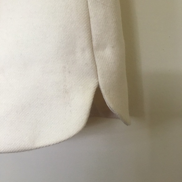 J Crew Cream 100% Wool Skirt - Picture 3 of 5